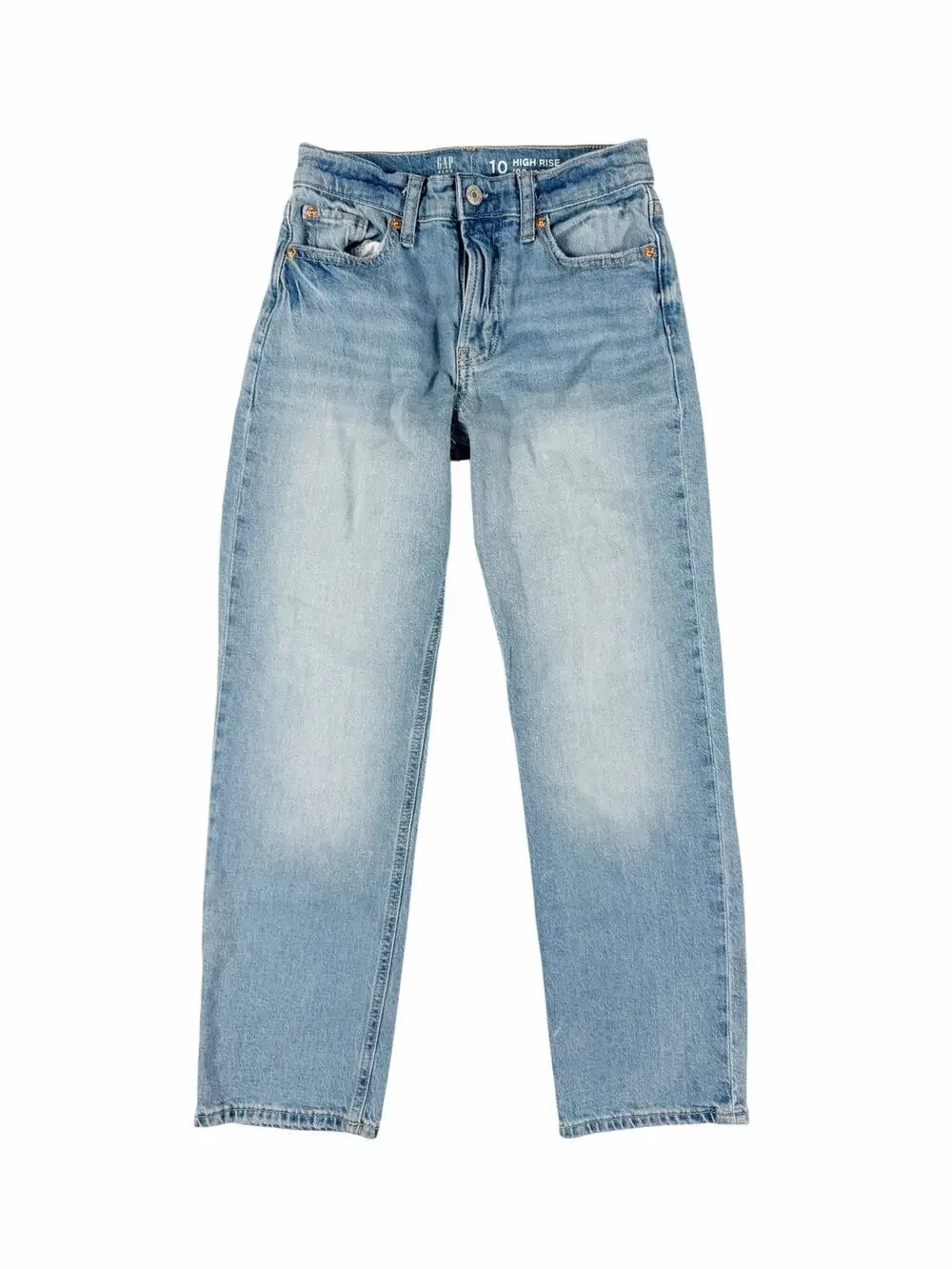 Gap Kids High Rise ’90s Loose Jeans Light Wash Size 10 Girls